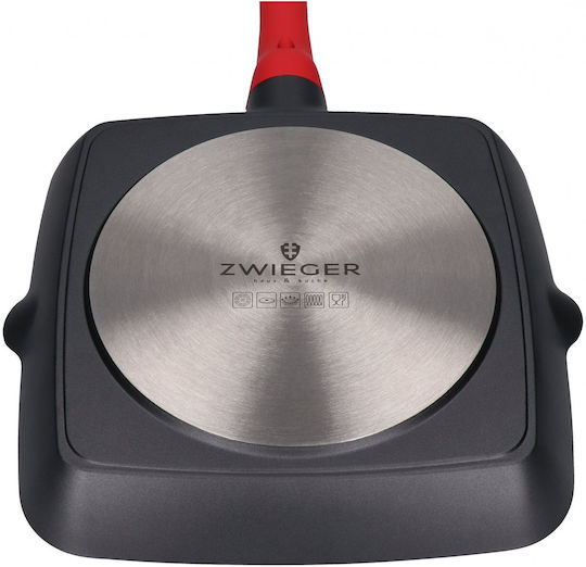 Zwieger Obsidian Grill aus Aluminiumguss mit Antihaftbeschichtung 28cm
