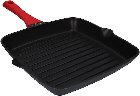Zwieger Obsidian Grill aus Aluminiumguss mit Antihaftbeschichtung 28cm