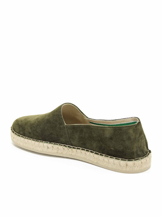 Espadrile pentru bărbați în culoarea Verde