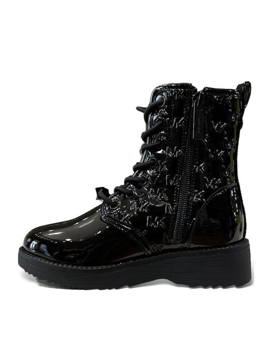 Kids Boots from Patent Leather Black