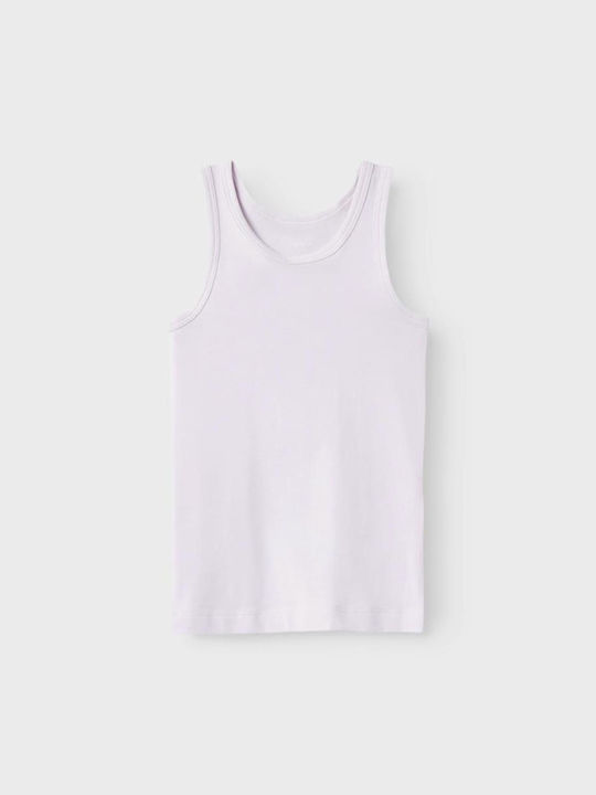 Name It Σετ Παιδικά Φανελάκια Lavender Aura 2τμχ
