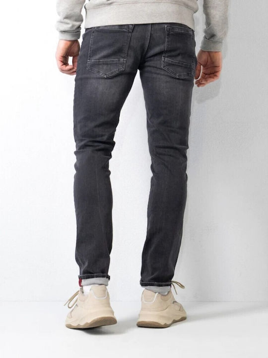 5812 Ανδρικό Παντελόνι Τζιν Ελαστικό με Slim Narrow Εφαρμογή Μπλε