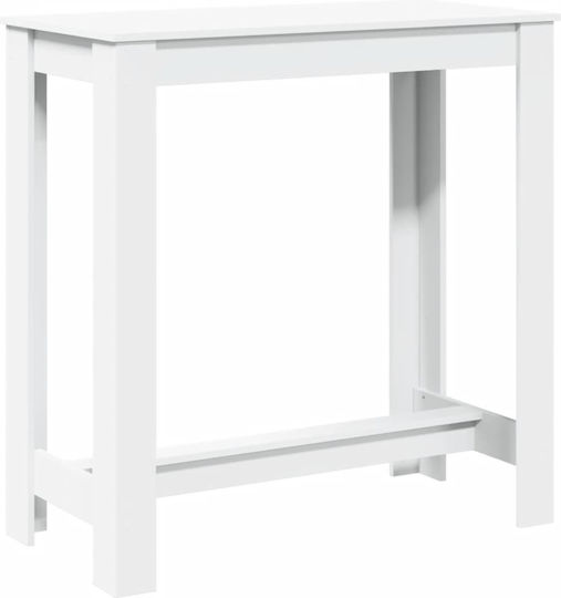 Tisch Bar Holz White 102x50x103.5cm