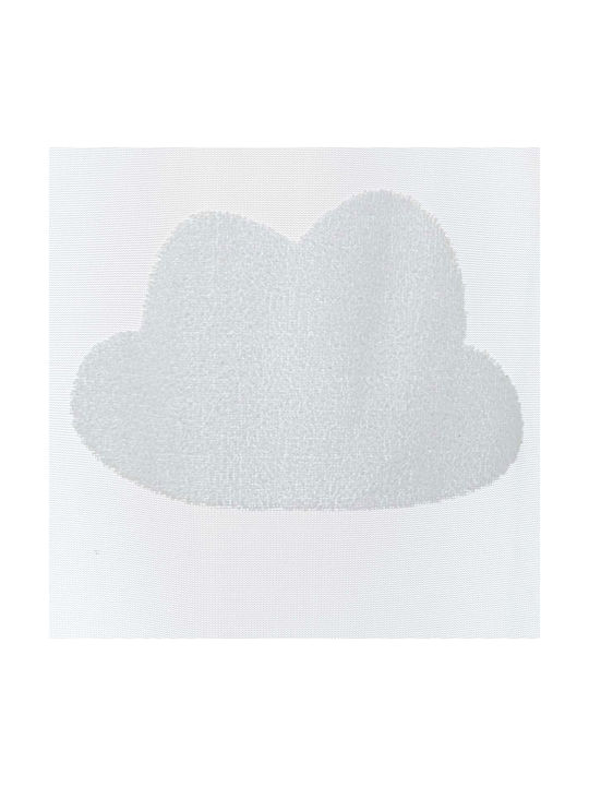 Atmosphera Kinder Vorhang Nuage mit Haken Weiß 200500 140x240cm