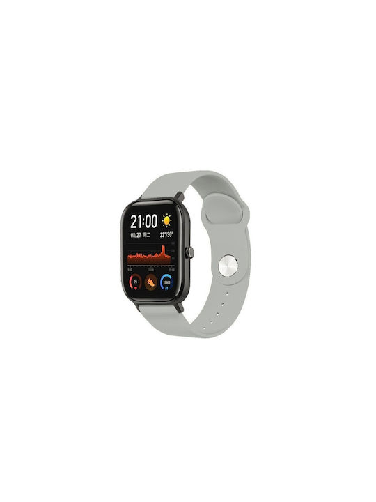 Λουράκι Γκρι (Amazfit Bip/GTS/GTR42/Watch Active)