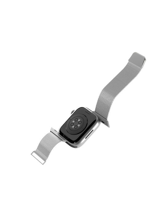 Puro Milanese Каишка Неръждаема стомана Сребрист (Apple Watch 38/40/41 мм (Сребрист))