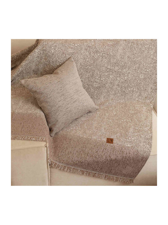 Borea Sofa Throws 2 Seater Babylon 180x250cm Beige