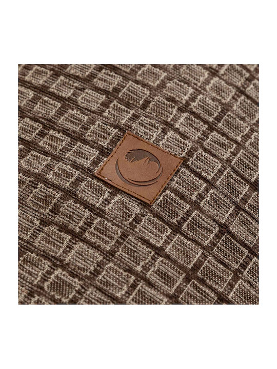 Borea Solana Armchair Throw Chenille 180x180cm Brown