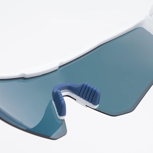 Rockbros Cycling Glasses with Purple Frame & Polarized Lenses