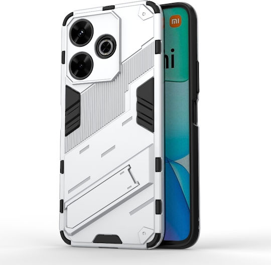 Punk Armor Back Cover Silicone White (Redmi 13 / Poco M6 4G)