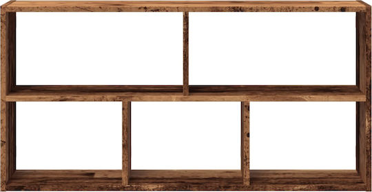 Brown Wall Shelf 100x25x50cm