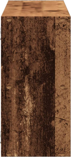 Brown Wall Shelf 100x25x50cm