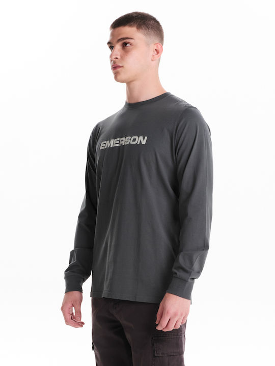 Emerson Bluza Bărbătească cu Mânecă Lungă Verde pin