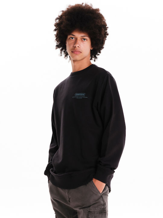 Emerson Herren Sweatshirt Schwarz