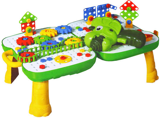 Lean Toys Plastic Construction Toy Diy Set Puzzle Blocks for Children 3+ years+ Years