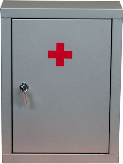 Mobiak Metal First Aid Cabinet Wall-Mounted with Lock
