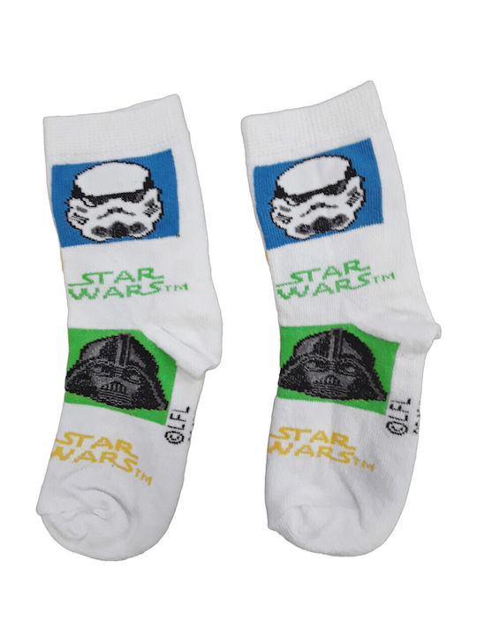 Disney Kids' Socks White