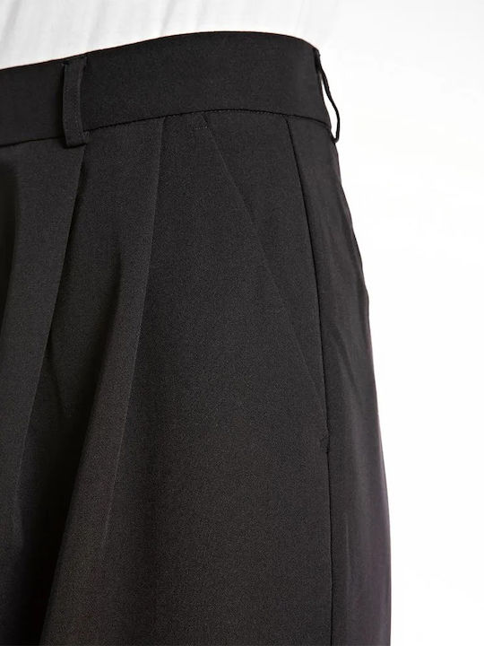 Dama Tesatura Pantaloni Black