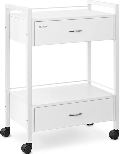 Cosmetic Hairdressing Trolley Helper 2 Drawers 2 Shelves 62.5 X 40 X 85.5 Cm