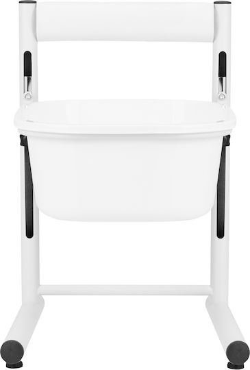 Pedicure Foot Bath Adjustable Height White
