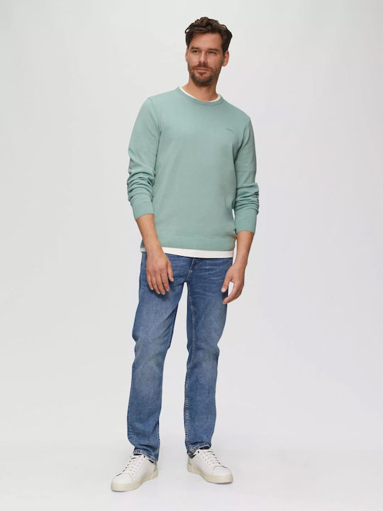 S.Oliver Herren Langarm-Pullover Mint