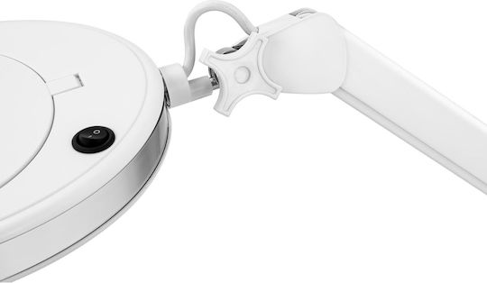 Mobile Cosmetic Magnifying Lamp 5 Dpi 60x Led Glass Diameter 127 Mm