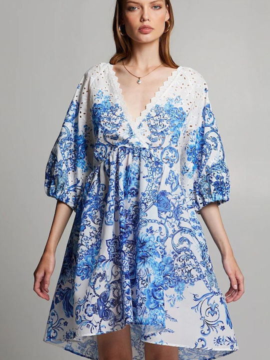 Summer Mini Dress Porcelain