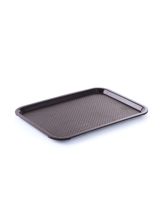 Fast Food Polypropylene Tray 35x45cm Brown