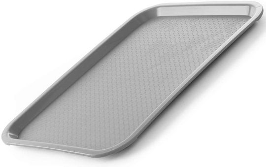 Polypropylene Fast Food Tray 30.5x41.5cm Gray