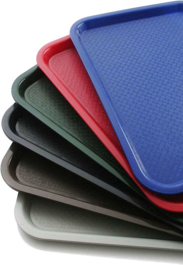 Fast-Food-Tablett aus Polypropylen 30,5x41,5cm Rot