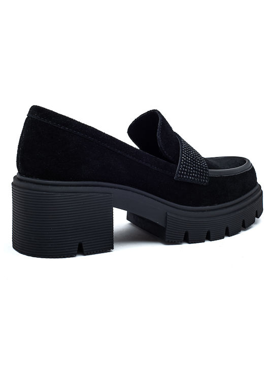 Franchesca Moretti Women's Moccasins in Black Color