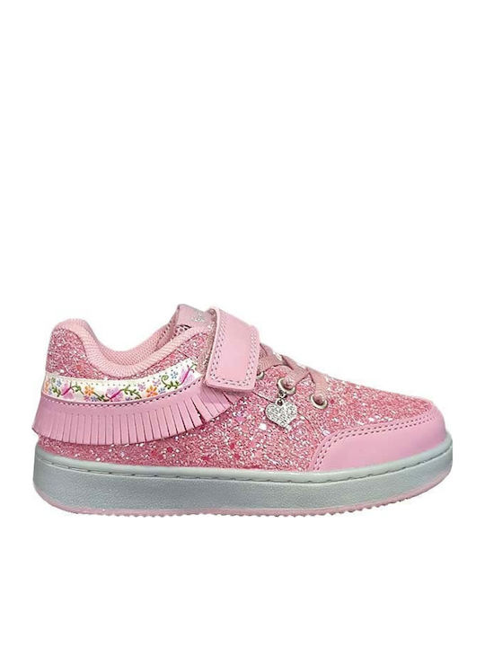 Kids Sneakers with Scratch Pink