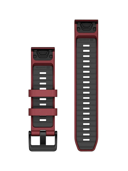 Garmin Quickfit 22 Marsala Graphit Silikonband Garmin Quickfit 22 Marsala Graphit Silikonband