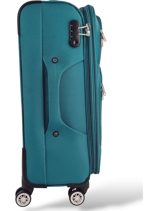 Large Fabric Suitcase 4 Wheels Playbags Collection Fw8024-28 75cm Petrol