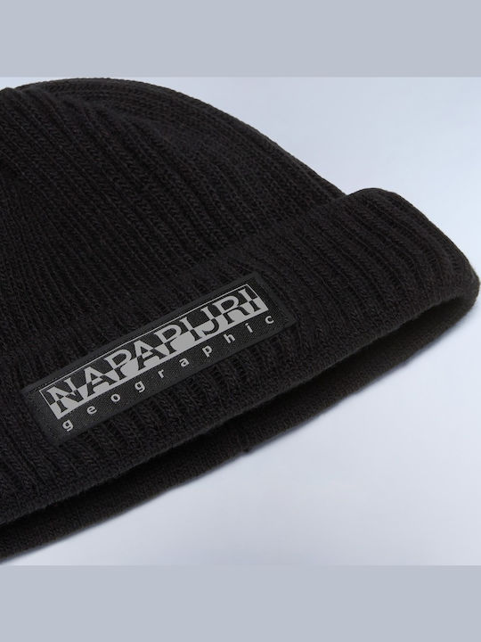 Beanie Ανδρικός Σκούφος Πλεκτός σε Μαύρο χρώμα