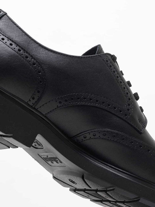Δερμάτινα Ανδρικά Oxfords Μαύρα