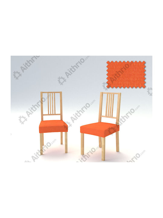 Aithrio Peru Elastic Cover for Chair Orange 2pcs