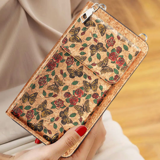 Avizar Laptop Bag Simplified Butterfly Design Triple Magnetic Pocket Multicolour