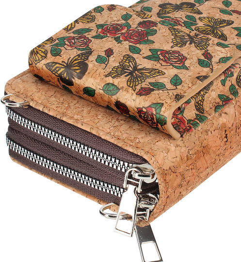 Avizar Laptop Bag Simplified Butterfly Design Triple Magnetic Pocket Multicolour