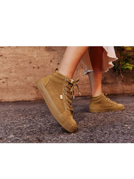 Damen Stiefel Camel