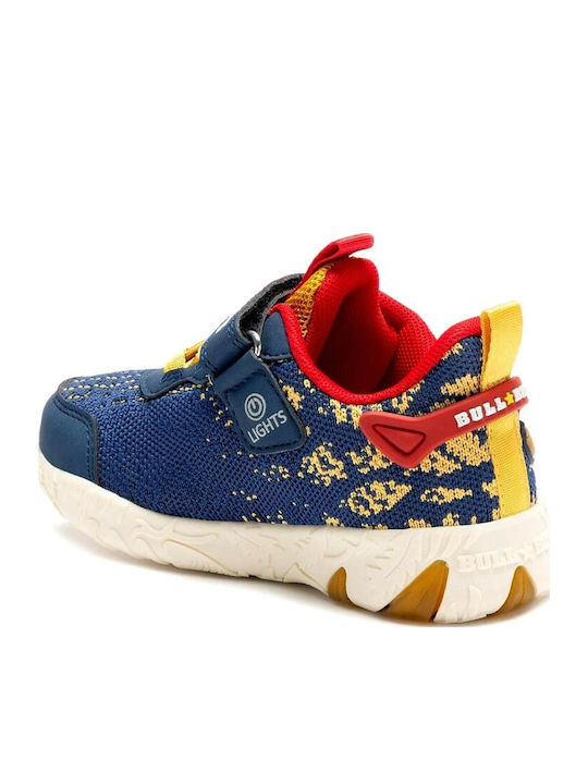 Kids Sneakers with Scratch & Lights Blue