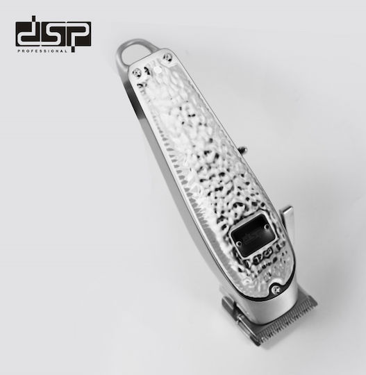DSP 90398 Επαγγελματική Επαναφορτιζόμενη Κουρευτική Μηχανή Ασημί 612296
