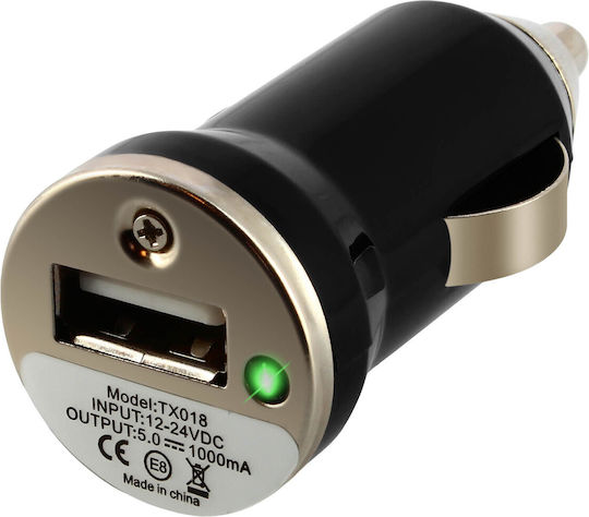 Zigarettenanzünder Auto Ladegerät Smartphone USB-Anschluss LED-Anzeige Schwarz