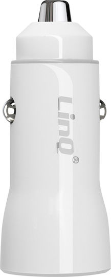 Linq Car Charger 36w Usb C Usb Fast Charge White