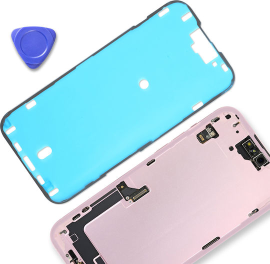 Clappio Ersatzbildschirmkleber iPhone 15 Sichere Befestigung Transparent