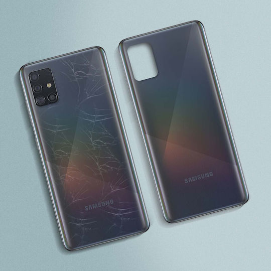 Replacement Battery Cover Samsung Galaxy A41 Back Cover Black