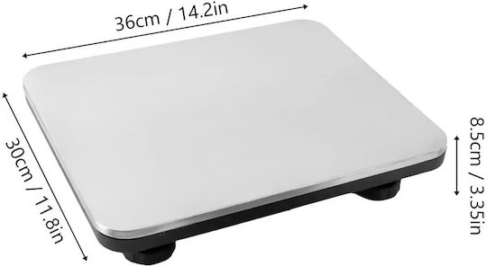 Electronic Platform Scale with Weighing Capacity of 300kg and Division 100gr