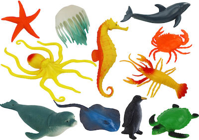 Παιχνίδι Μινιατούρα Sea Animals Figures 12 Pieces