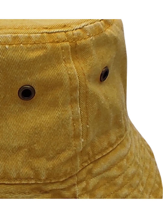 Brims and Trims Denim Women's Bucket Hat Yellow