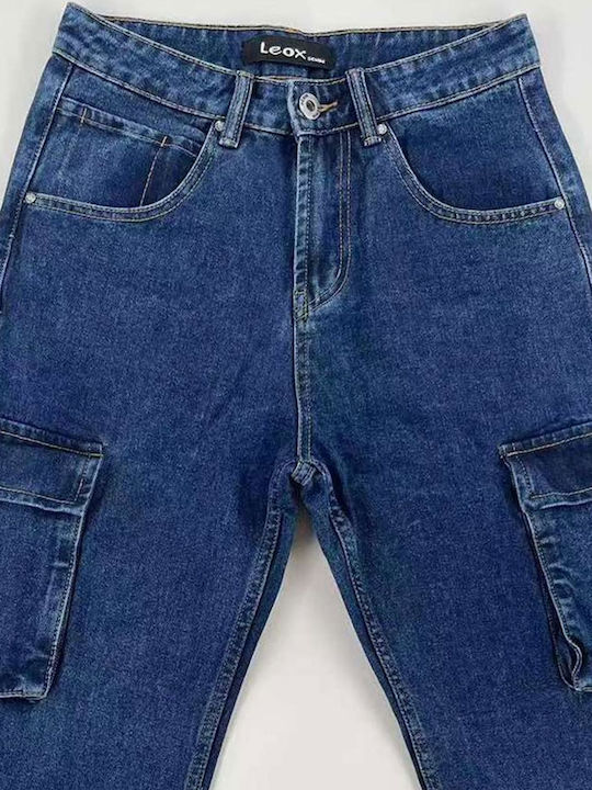 Men's Jeans Pants Cargo Blue